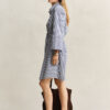 Striped Poplin Shirt Dress