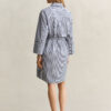 Striped Poplin Shirt Dress