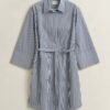 Striped Poplin Shirt Dress