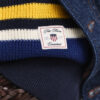 Striped Rib Polo Sweater