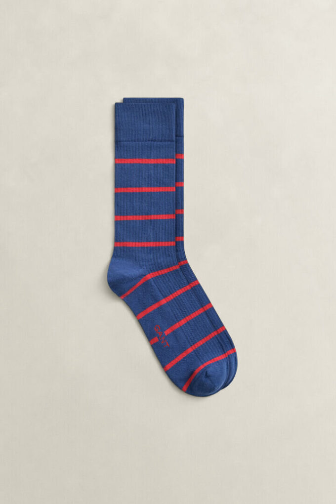 Striped Rib Socks