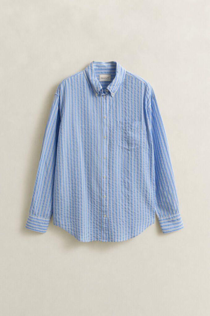 Striped Seersucker Shirt