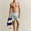 Striped Seersucker Swim Shorts