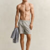 Striped Seersucker Swim Shorts