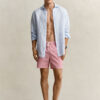 Striped Seersucker Swim Shorts
