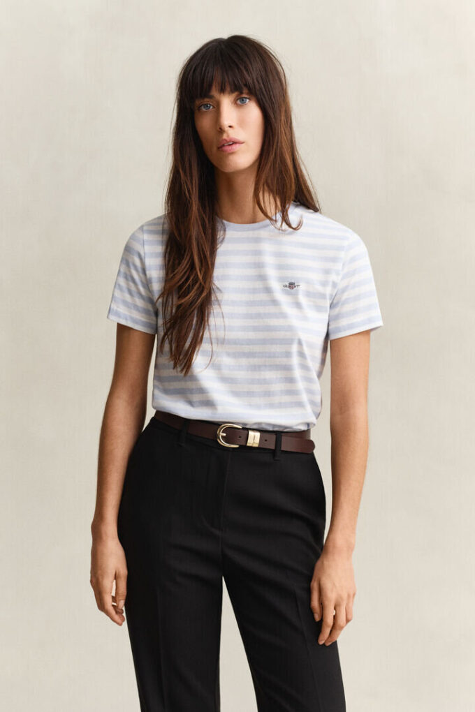 Striped Shield T-Shirt