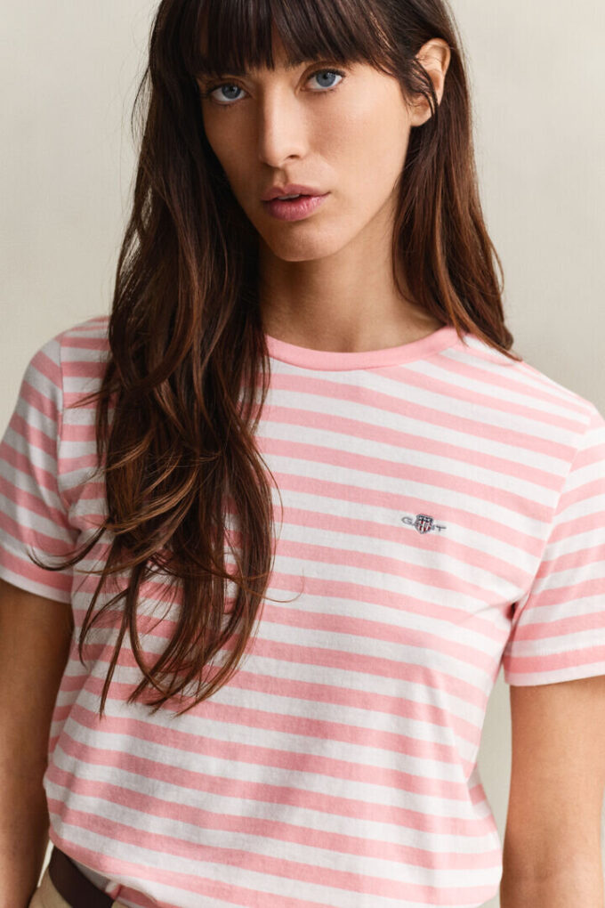 Striped Shield T-Shirt