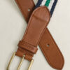 Striped Webbing Belt