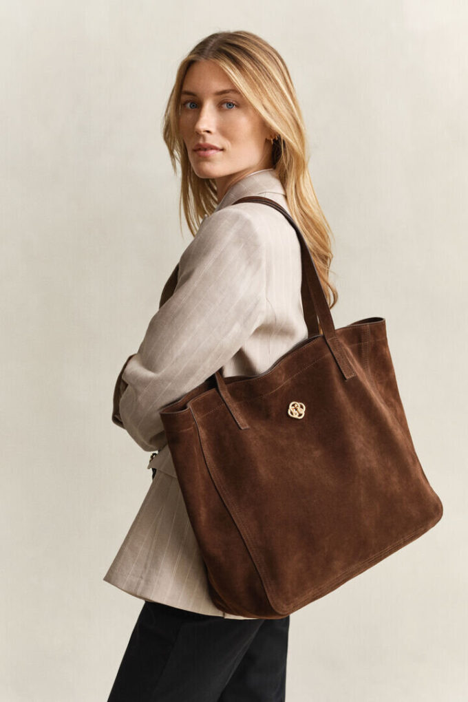Suede Tote Bag