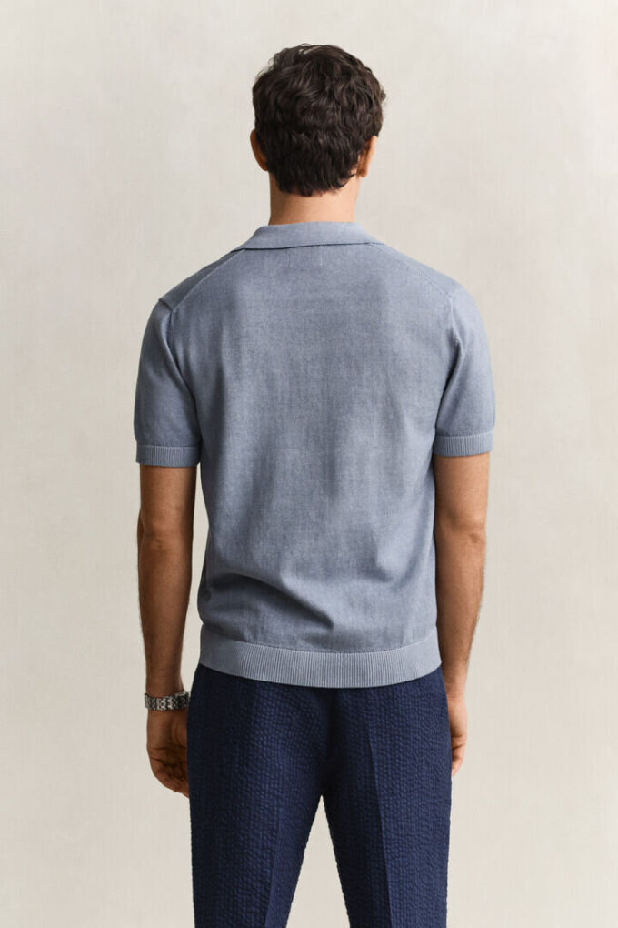 Sunfaded Polo Sweater