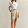 Tailored Linen Blend Shorts
