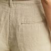 Tailored Linen Blend Shorts