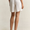 Tailored Linen Blend Shorts