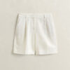 Tailored Linen Blend Shorts
