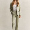 Tailored Linen Stretch Pants