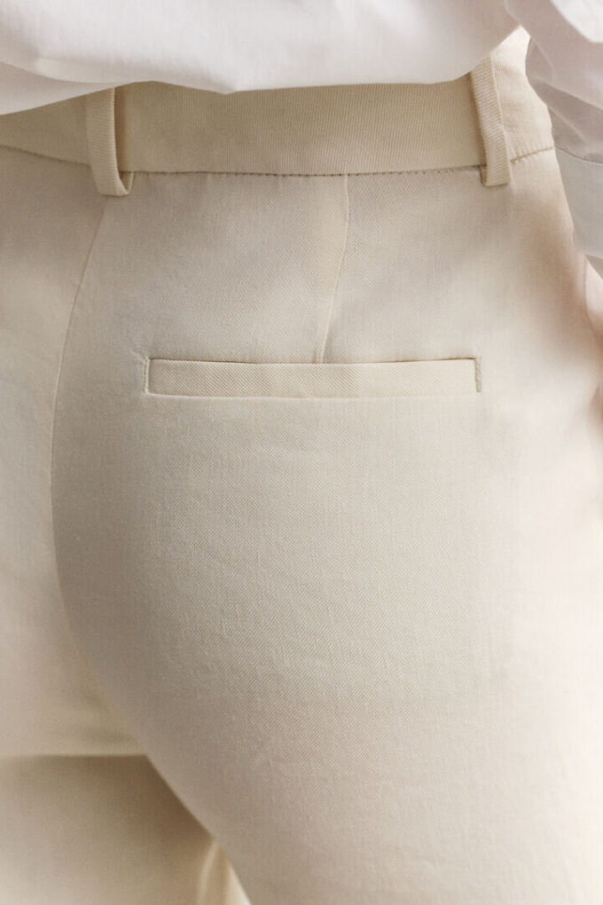 Tailored Linen Stretch Pants