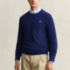 Textured Cotton Crew Neck Sweater
