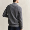 Textured Cotton Zip Cardigan