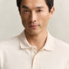 Textured Stripe Polo Shirt
