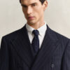 Tonal Pinstripe Suit Jacket