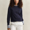 Tonal Shield Crew Neck Sweatshirt