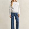 Tonal Shield Crew Neck Sweatshirt