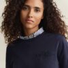Tonal Shield Crew Neck Sweatshirt