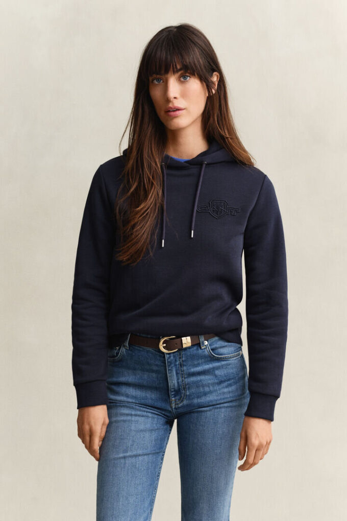 Tonal Shield Hoodie