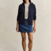 Tonal Shield Zip Hoodie