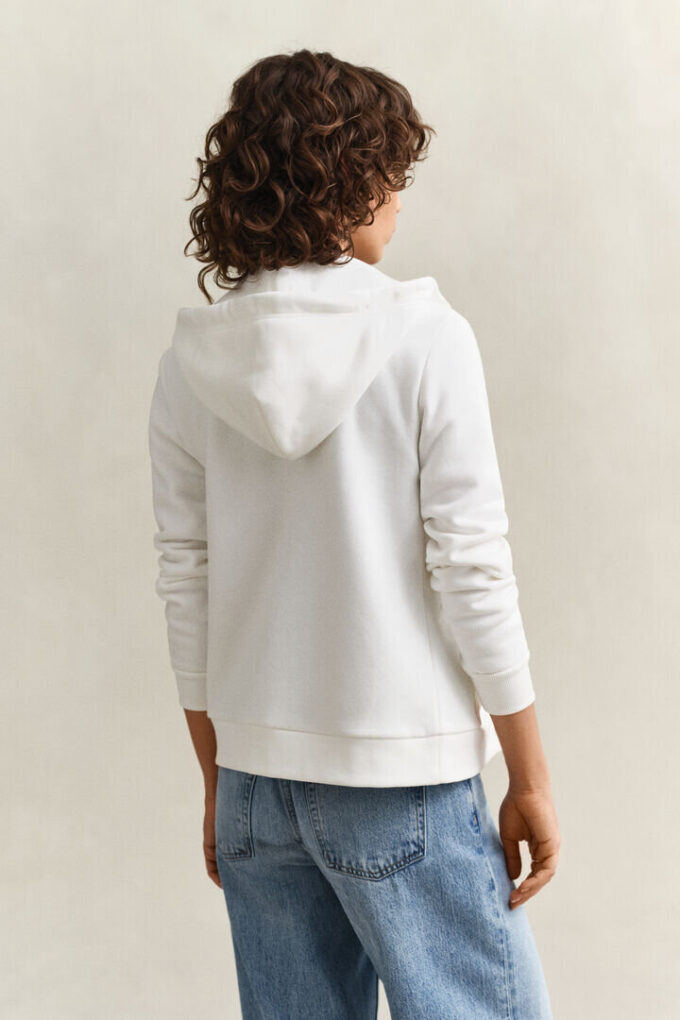 Tonal Shield Zip Hoodie