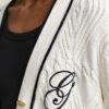 Varsity Cable Knit Cardigan
