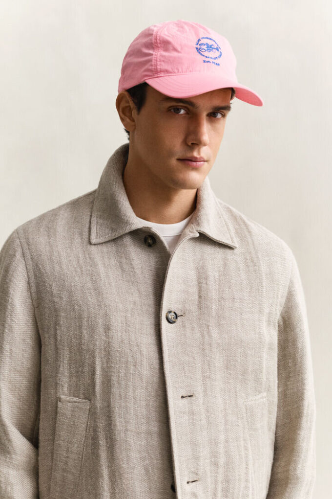 Washed Crinkled Cap