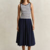 Woven Jersey Dress